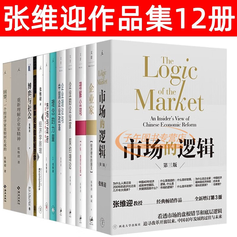 张维迎作品集【12册】重新理解企业家精神