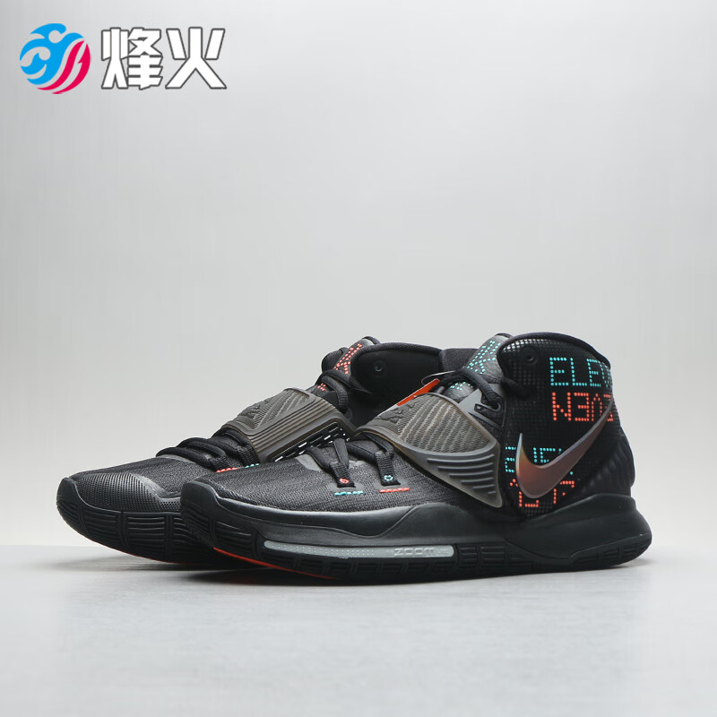 烽火体育 nike kyrie 6 欧文6 耐克 黑蓝红 镭射男子实战篮球鞋 bq