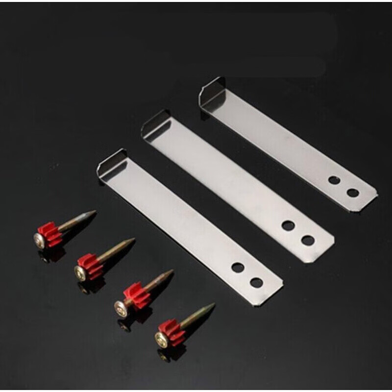 异彩瓷砖上墙卡扣不锈钢瓷砖干挂件浴室不绣钢配件室内贴瓷砖瓷砖挂钩