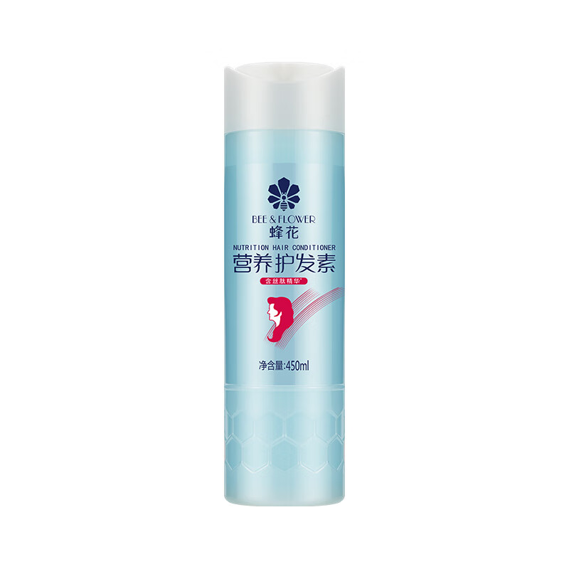 蜂花 营养护发素450ml 丝肽精华补水顺滑滋养改善干枯毛躁