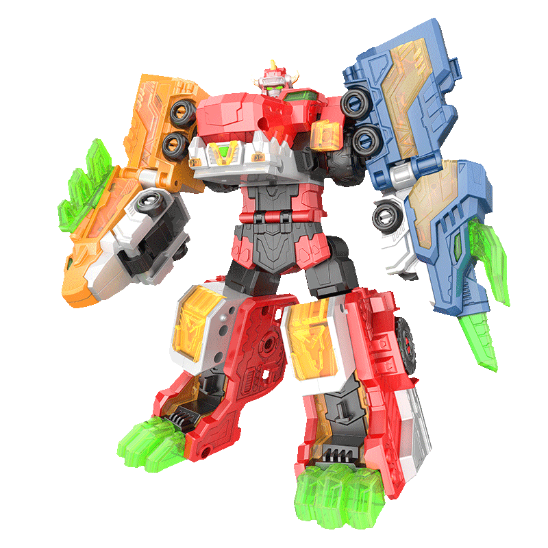 迷你特工队超威能量龙X机甲套装变形玩具三角龙剑龙霸X龙战车组合男孩礼物
