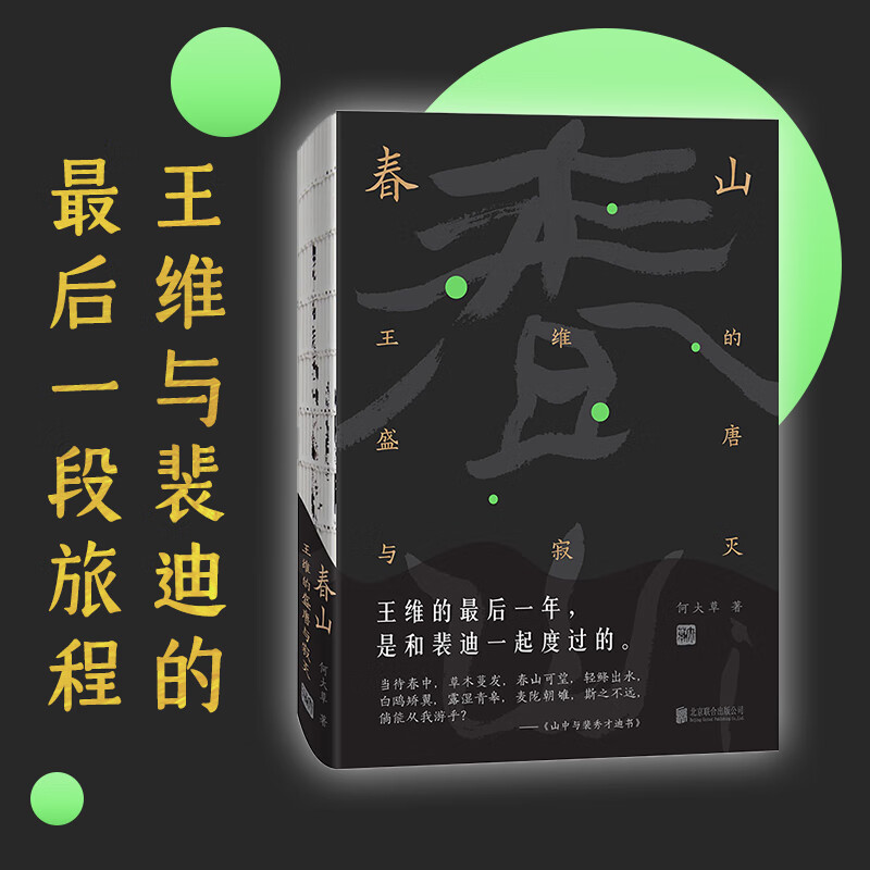 春山王维的盛唐与寂灭 何大草春山书 王维