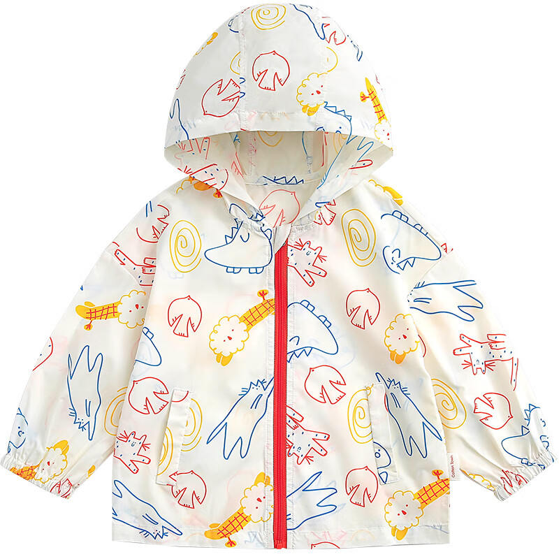 棉花堂儿童防晒衣防紫外线男童新款夏季外套薄款透气女童防晒服超薄透气 森林盟友 100cm使用感如何?