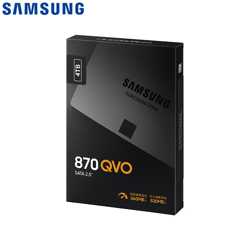 三星（SAMSUNG）4TB SSD固态硬盘 SATA3.0接口 870 QVO（MZ-77Q4T0B ）