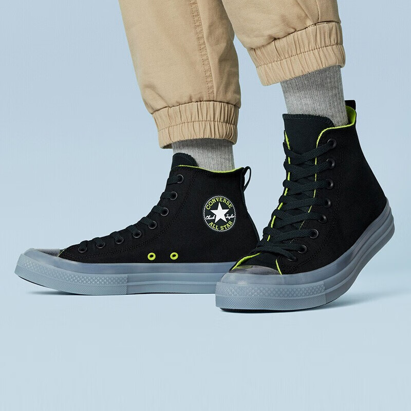 匡威帆布鞋男鞋女鞋秋冬all star高帮运动鞋时尚果冻底轻便舒适休闲鞋