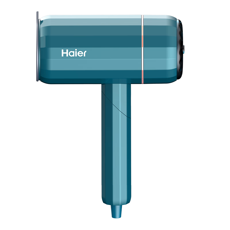 海尔（Haier）手持挂烫机家用熨烫机 小型蒸汽熨斗  可折叠便携式 熨烫衣服 绿色