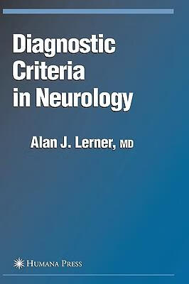 预订diagnostic criteria in neurology