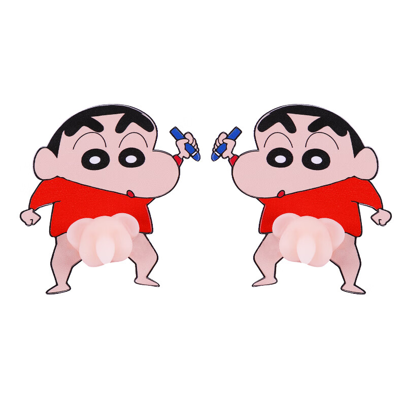 汽车贴纸贴画蜡笔小新屁股装饰划痕个性 画笔大象～2个装