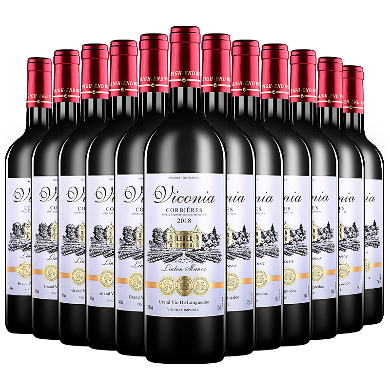 维科尼娅法国进口干红葡萄酒：品质认可，价格稳定|葡萄酒京东历史价格