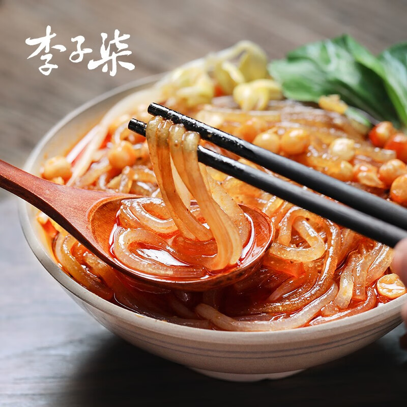 李子柒薯你弹酸辣粉袋装红薯粉四川粉丝米线方便速食 李子柒酸辣粉【1