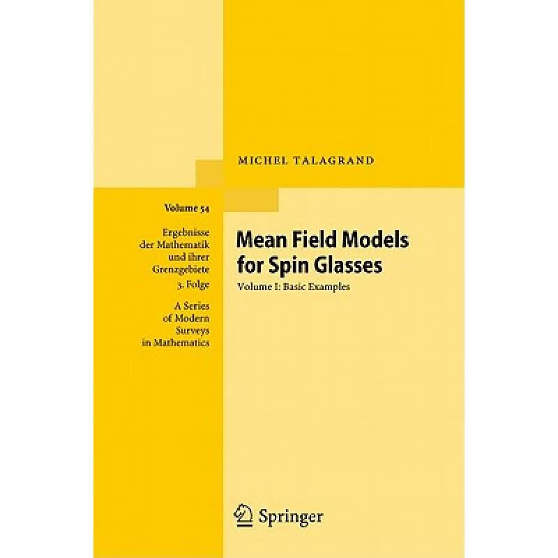 预订 Mean Field Models for Spin Glasses : Volume ...