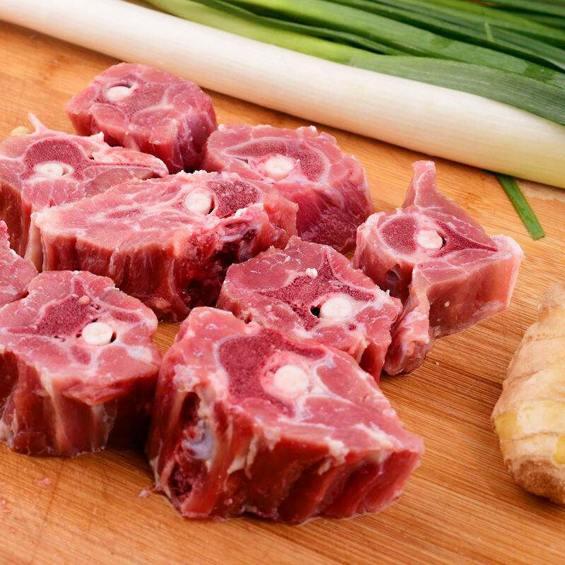 艾克拜尔新鲜多肉牛脊骨牛蝎子4斤 酱大骨 火锅食材 多肉牛肉