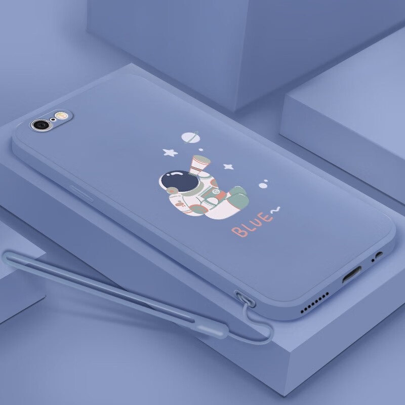 plus男女款防摔全包磨砂硅胶保护套超薄软外壳 薰衣草灰-快乐星球