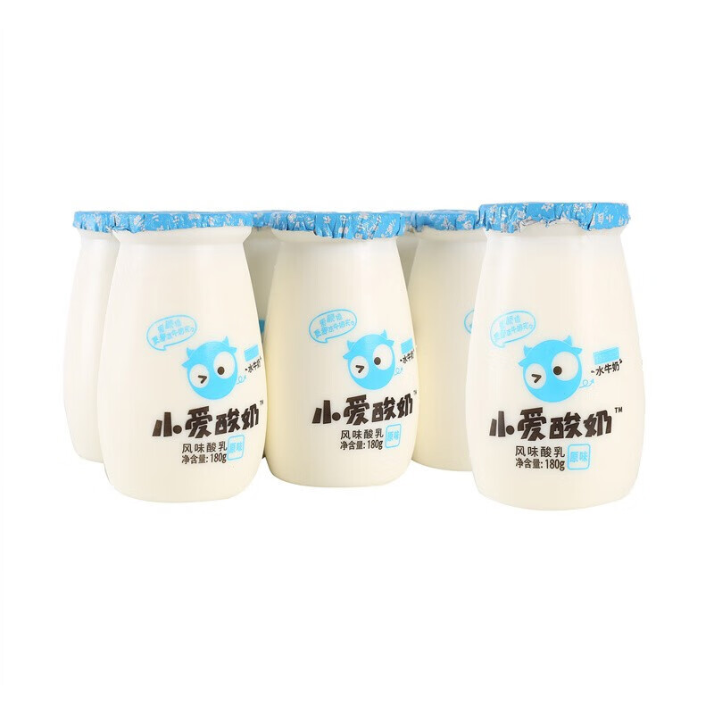 皇氏乳业 风味酸乳(原味) 180g*6瓶【沃尔玛】