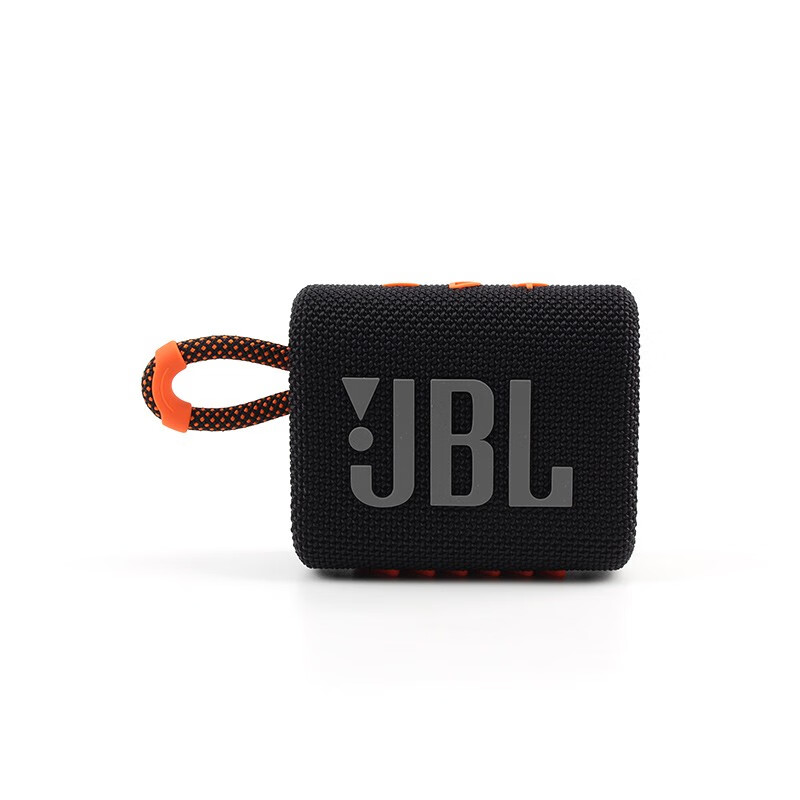 JBL GO3 音乐金砖三代音箱 蓝牙户外便携音响 升级版迷你低音炮小音响 IP67防水防尘 GO3代黑橘色