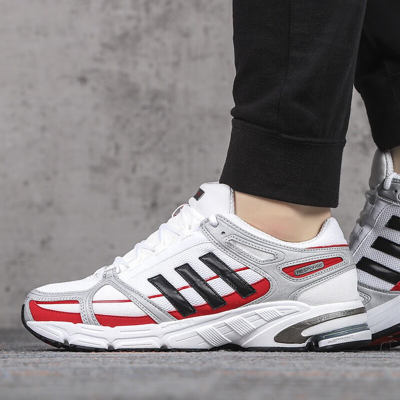 adidas阿迪达斯男鞋新款低帮轻便透气缓震复古运动跑步鞋eg8083 fx