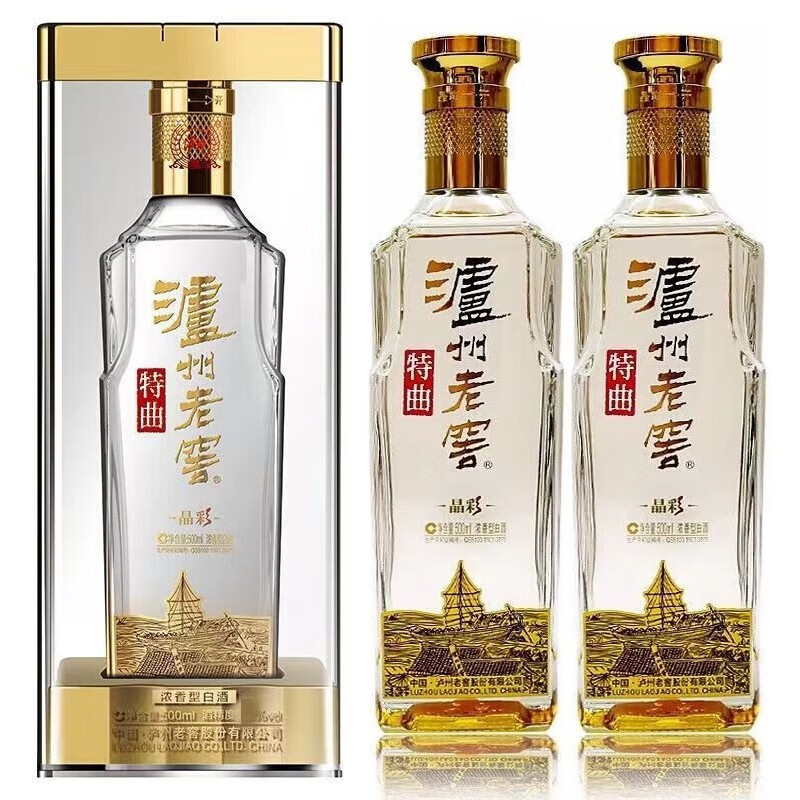 泸州老窖特曲 晶彩 42度500ml浓香型白酒 宴请送礼高端酒水 42度 500