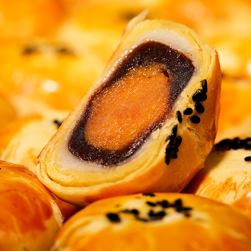 泓一480g12粒泓一蛋黄酥零食雪媚娘网红零食食品 【礼盒装】蛋黄酥480