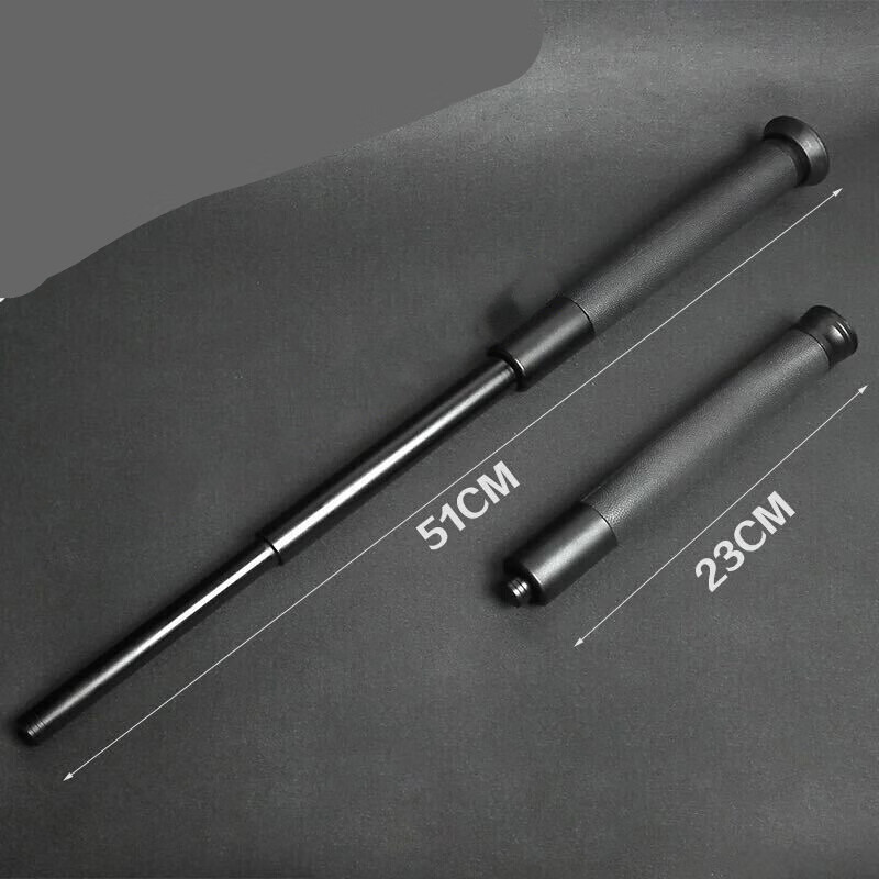 甩棍机械棍轻机防身武器小巧便携户外防身用品合法车载自动伸缩棍