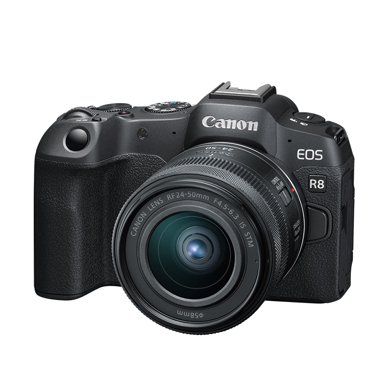 Canon 佳能 EOS R8 全画幅 微单相机 黑色 24-50mm F6.3 单头套机