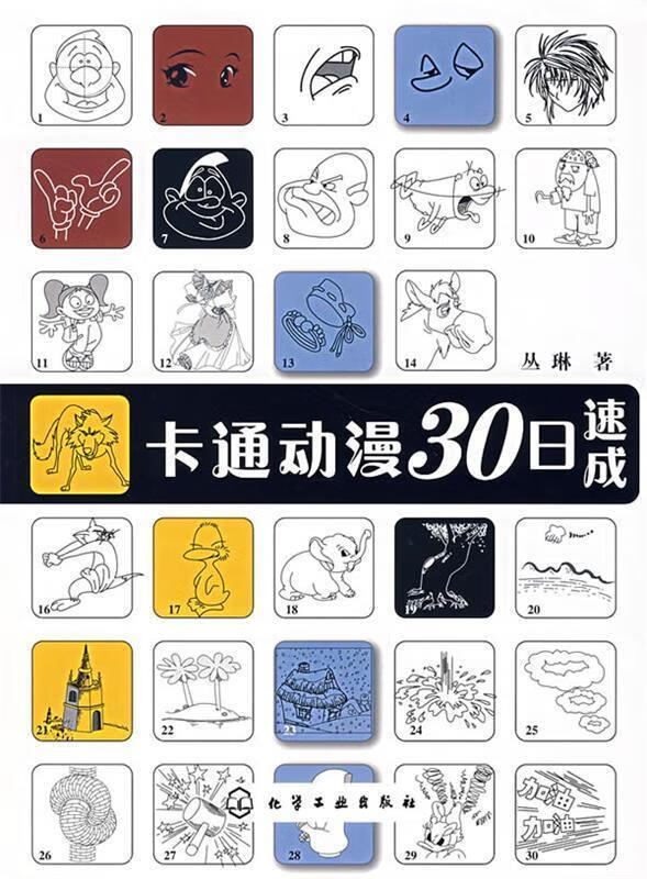 卡通动漫30日速成 丛琳 著【正版】