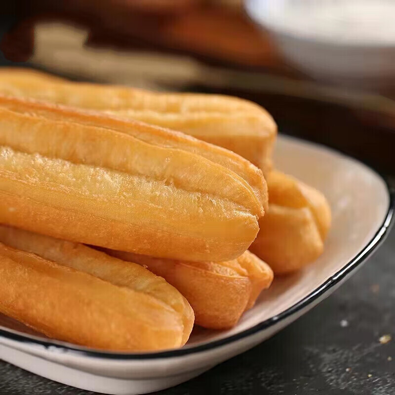 酥脆油条20根香脆小油条粥铺早餐小吃油炸面点商用外卖