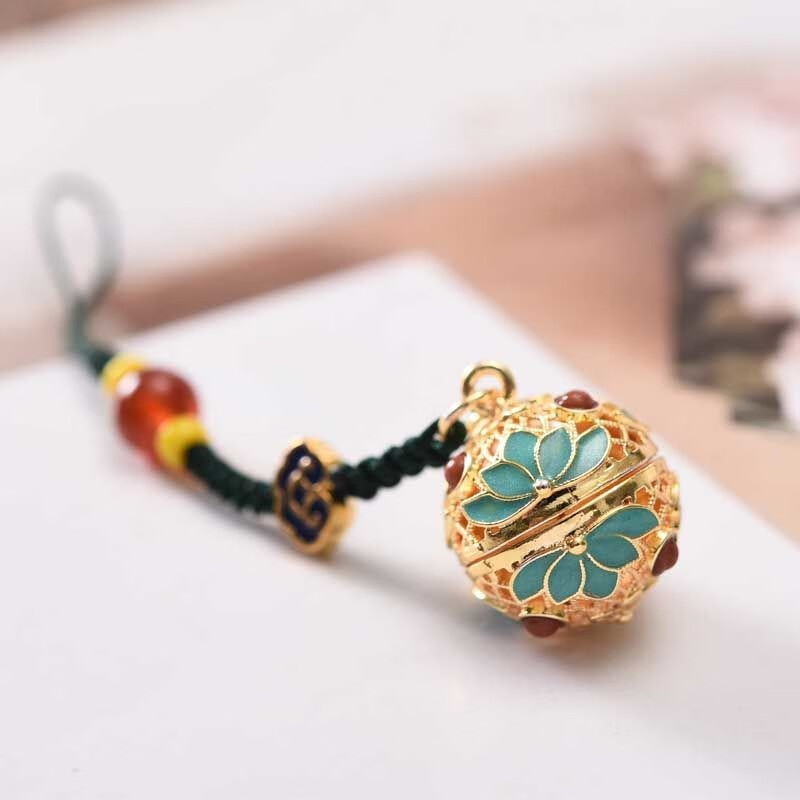 贝意品千叶繁香丸随身挂坠镂空香囊球随身佩戴男香囊香熏球古风宫铃