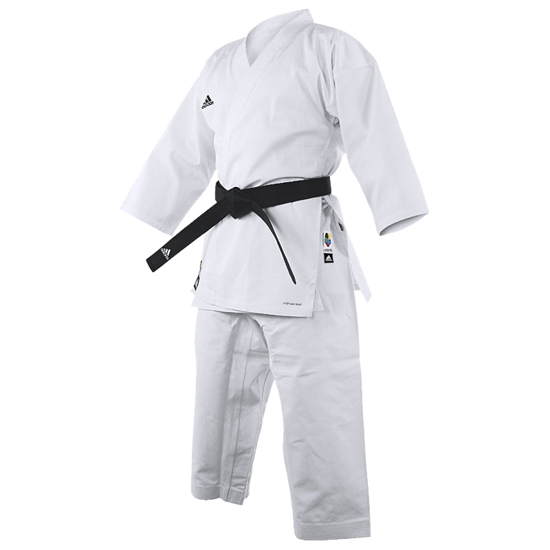 adidas阿迪達(dá)斯K220C空手道服組手競(jìng)技型兼用訓(xùn)練比賽道服WKF認(rèn)證 白色 140