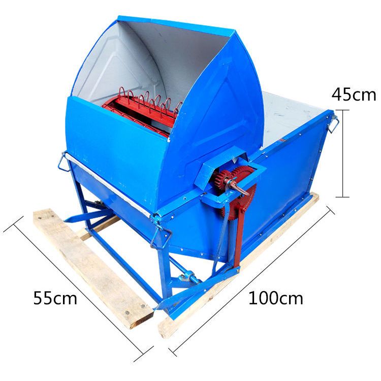 墨薰槿奔新农脚踏式打谷机人力脱粒机简易水稻打谷子收割机轻便半自动