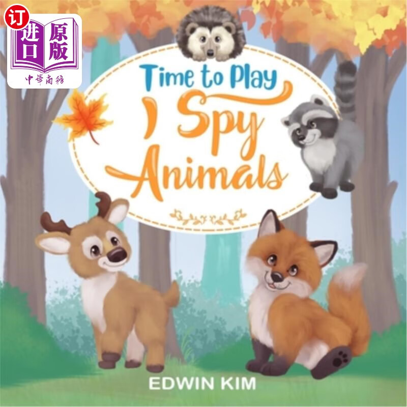 海外直订time to play i spy animals: a fun educational guessing