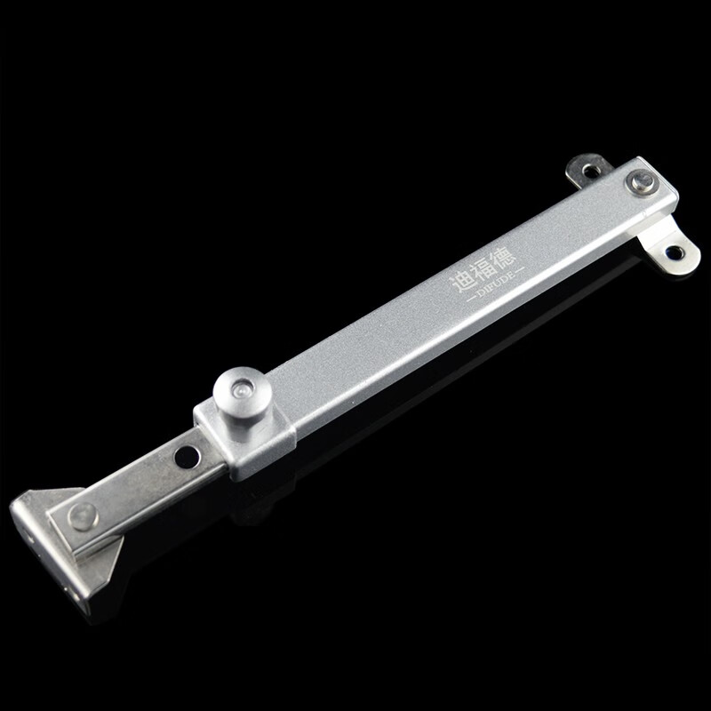 迪福德 塑钢窗风撑挡风杆铝合金防风撑杆平开防火门窗限位器铰链撑杆 【六档 平脚款】风撑 1支的价格