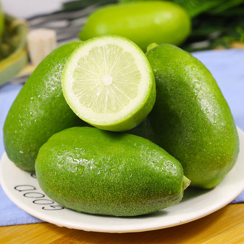 鲜乐季海南香水无籽青柠檬当季新鲜水果无籽柠檬奶茶店专用 海南香水