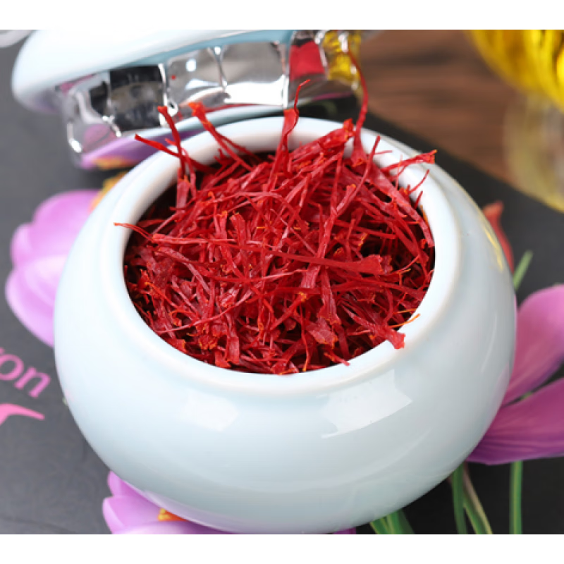 茶礼品那曲拉姆伊朗特级藏红花3克陶罐装 5克