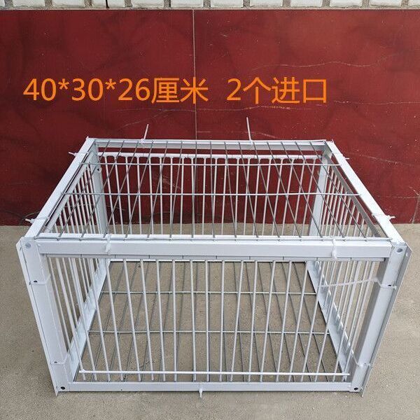 *新款加密鸽子笼天落笼只进不出自动撞门笼跳笼信鸽活络门拼装笼 新款