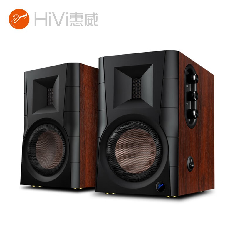 惠威HiVi D200 2.0声道蓝牙音箱 多媒体有源音响 支持APTX遥控 手机家用客厅电视电脑音响