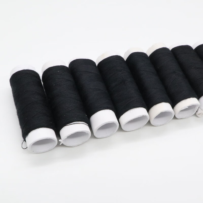 【现货现发】家用手工缝纫线黑色白色彩色手缝线缝衣服线高强度缝衣线