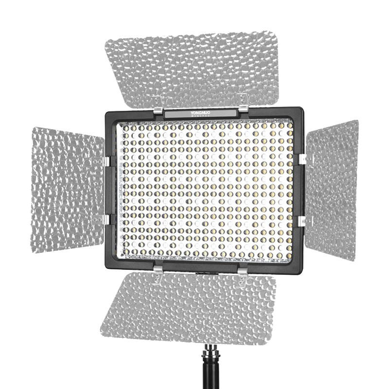 永诺（YONGNUO） YN300IV四代便携LED补光灯摄影灯可调颜色摄像灯外拍灯打光灯 配适配器 双色