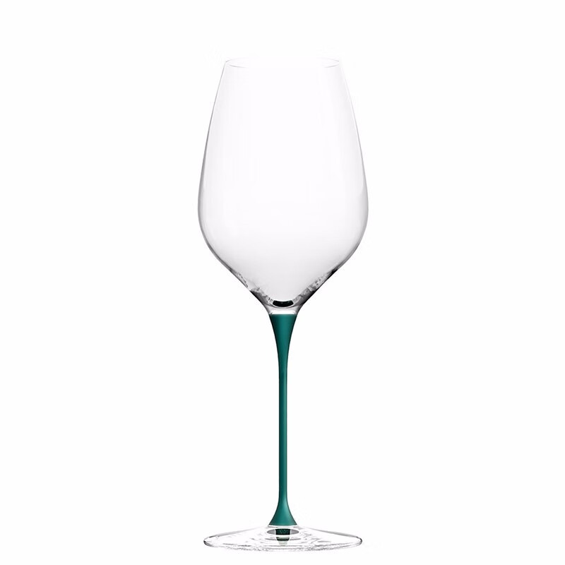 Cheer启尔红酒杯家用高脚杯 水晶玻璃杯酒具套装 葡萄酒杯彩色杆单只装 JB-LA01复古绿hamdegv