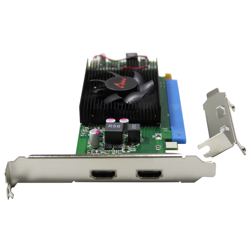 星齐美 专业多屏显卡直接输出6个VGA/HDMI接口6屏系列3506H原生接口炒股显卡多屏管理软件 双HDMI输出4G