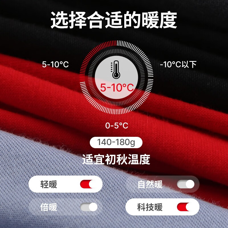 舒雅(Schiesser)男女款圆领3A抗菌长袖长裤保暖内衣套装E5/23887W 男款E5/19192W卡其 XL