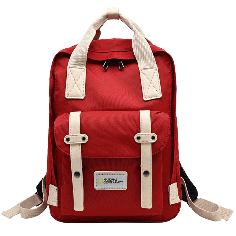 国家地理背包女男15.6英寸电脑包防水防泼时尚旅行书包