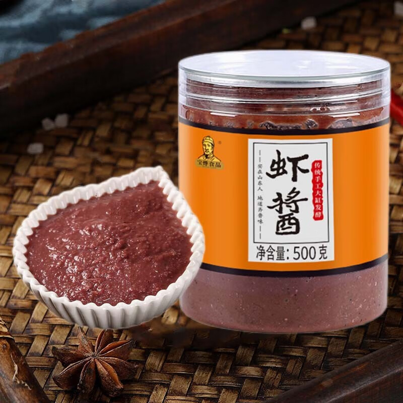 宝烨食品蜢虾酱500g 山东烟台特产虾酱烟海蜢虾酱蜢子虾酱 1瓶