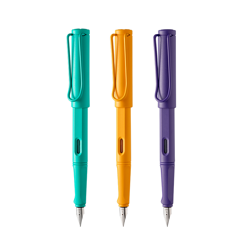 LAMY/凌美鋼筆禮盒 Safari狩獵系列Candy糖果墨水筆德國官方大學生送禮女生簽字筆情侶禮物 Candy-葡萄紫墨水筆 0.5mm