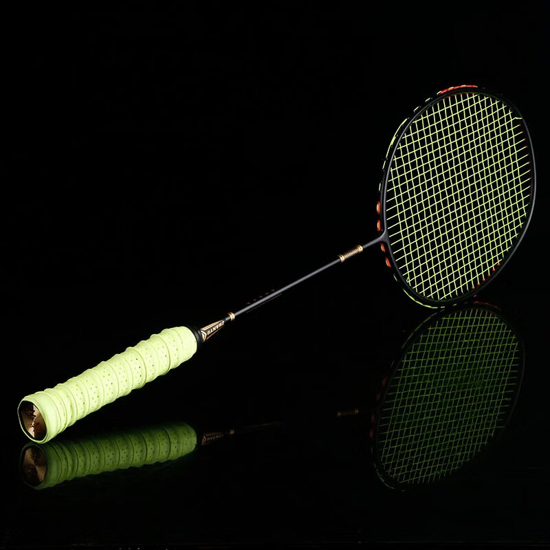 战羽 ZHAN-YU羽毛球拍全碳素 超碳系列初中级进阶4u羽毛球拍 绿色（单拍） 全碳素4U-85K重-可拉22-30磅