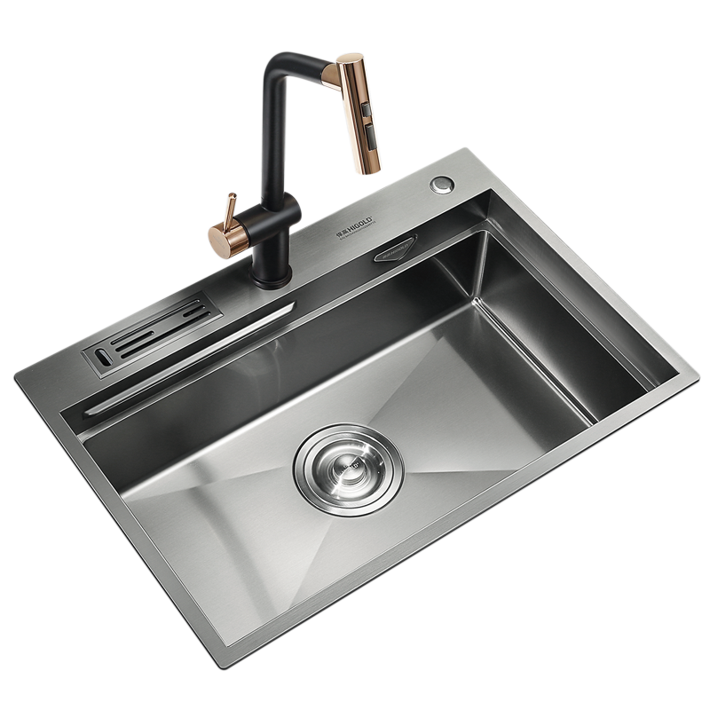 ���ߣ�HIGOLD������304������ֹ�����ˮ��˫����ˮ���ײ�ϴ���ϴ����ˮ����װ ����75*48-��� 1186.22Ԫ