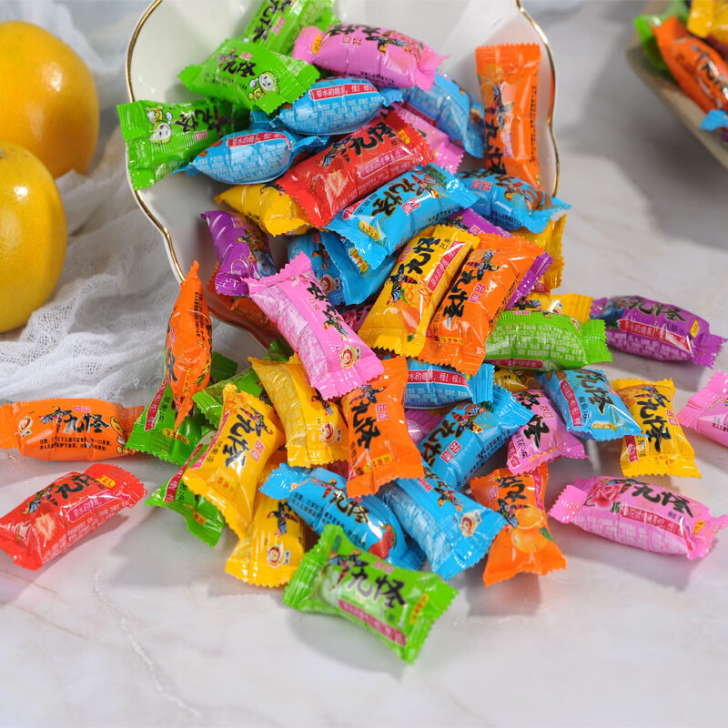 飞益森云南十九怪酸角冻糖5000g特产酸角糖柠檬冻鲜花冻果冻零食 混合