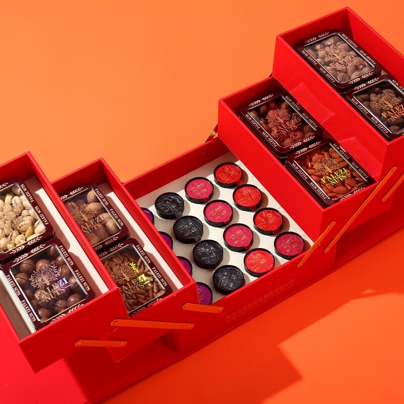 法乐兹坚果礼盒混合坚果休闲零食高端礼盒大礼包过节送亲戚长辈 礼盒