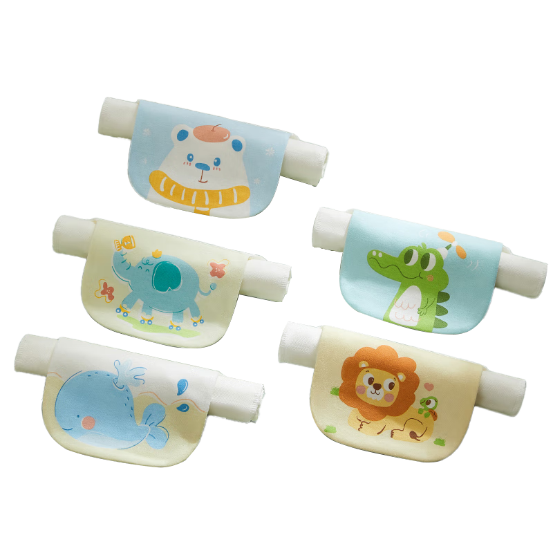 纯棉纱婴儿口水巾幻美适9.9元