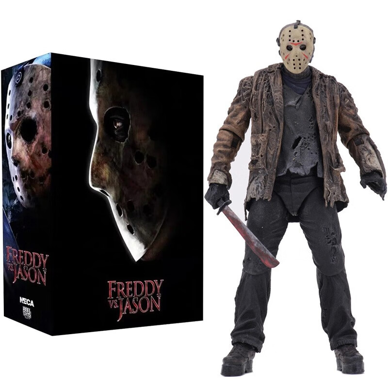 新弗莱迪大战杰森 freddy vs jason7寸人偶模型电影周边 杰森 沃赫斯