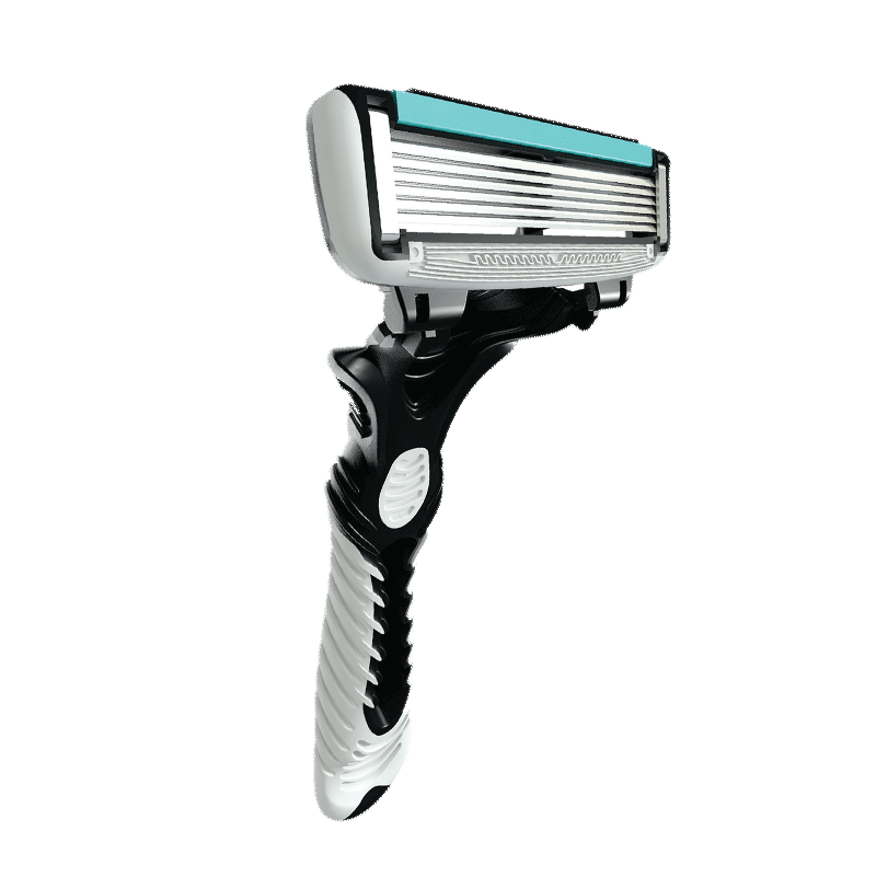 多樂可 (DORCO)進口6層刀片手動剃須刀刮胡刀便攜輕便式剃須刀 獨立裝3支-出差旅行便攜